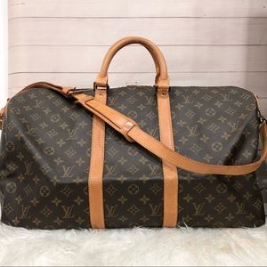 Authentic Louis Vuitton Keepall Bandouliere 50